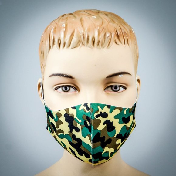 3 PACK KIDS FACE MASKS CAMOUFLAGE CAMO DESIGN - Picture 10 of 10